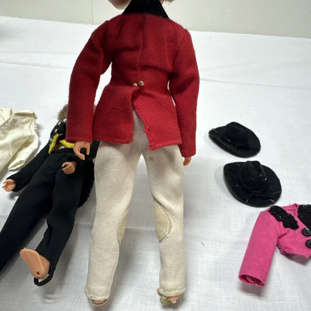 Vintage 2 Breyer Show Jumper Rider Figure Dolls Brenda 7.5 inch Dressed